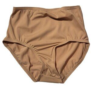BALERA Dancewear Pull-On High-Wast Briefs Girls Size MC Nude Ballet Lyrical‎ NEW